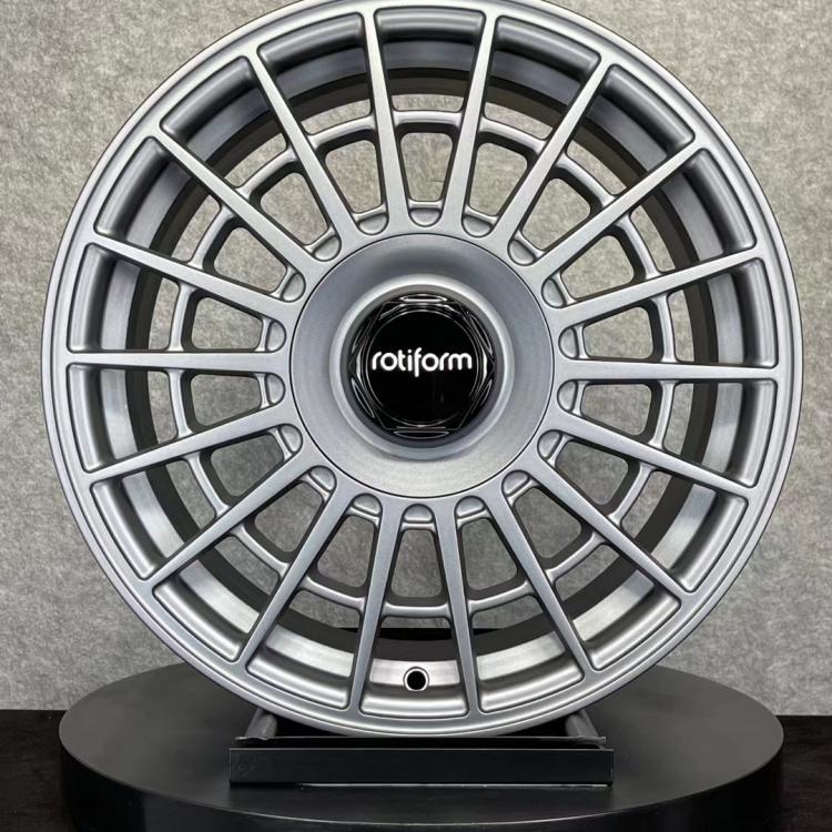 Modifled forging AL wheels ROTIFORM Style with matte silver 
