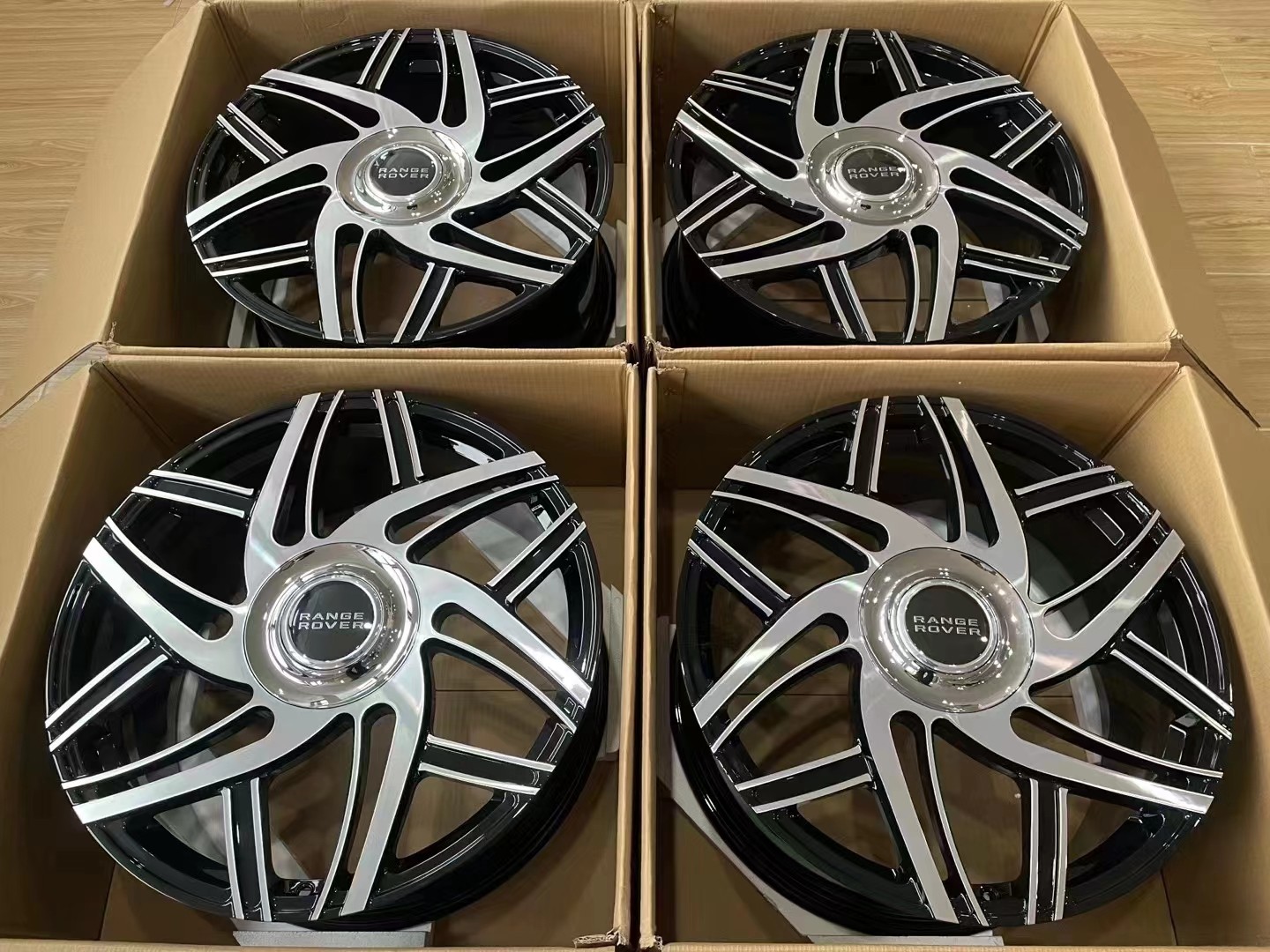 Forged aluminum wheels for Range Rover with Maple leaf style