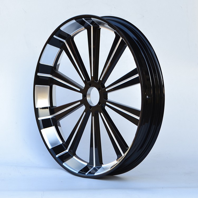 Forged motorcycle wheels