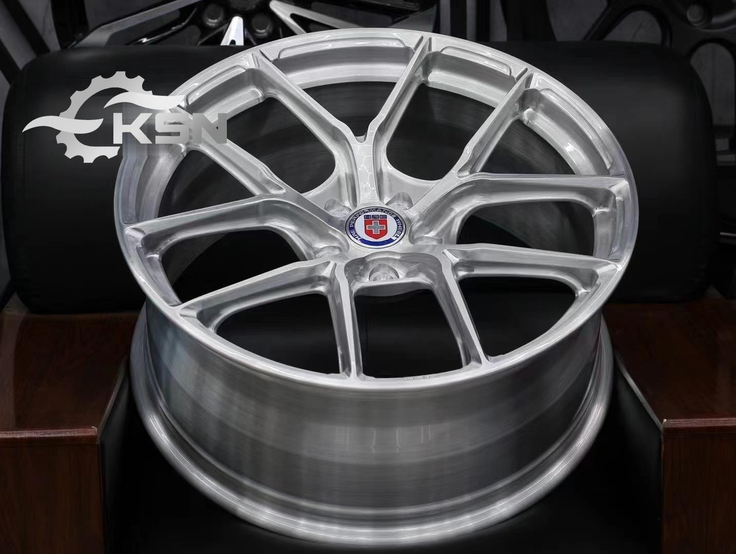 Modifled forging AL wheels HRE P101SC Style with satin silver