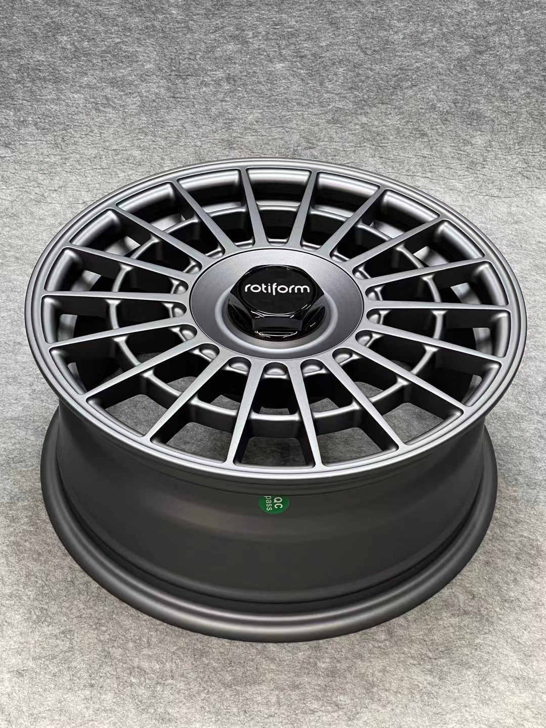 Modifled forging AL wheels ROTIFORM Style with matte silver 