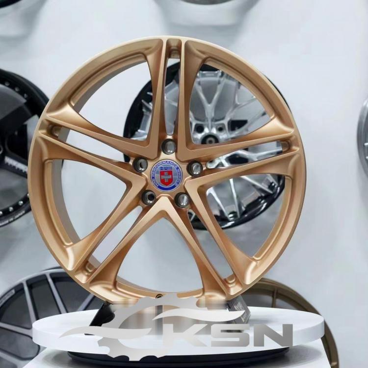 Modifled forging AL wheels with Matte Gold